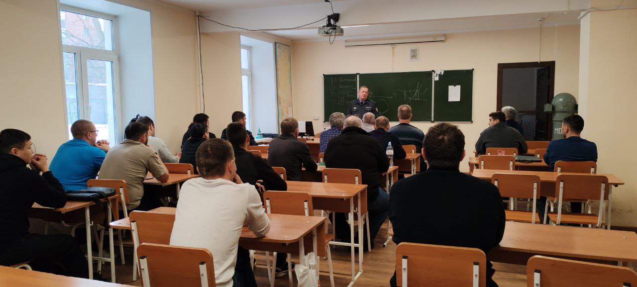 Встреча командного состава с начальником Красноярского территориального отдела госморречнадзора